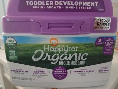 Happytot organic toddler milk drink