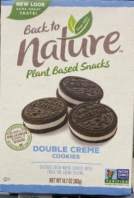Double Creme Cookies Plant Based Snacks