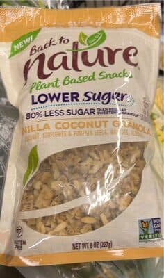 Vanilla Coconut Granola Plant Based Snacks