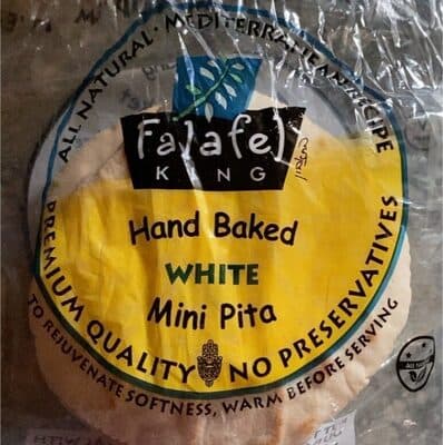 Hand Baked White Mini Pita