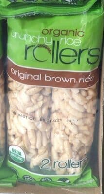 Organic Brown Crunchy Rice Rollers