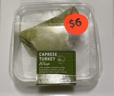 Caprese Turkey Wrap