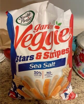 Sea Salt Stars & Stripes Vegetable and Potato Snack