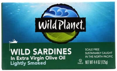 Lightly Smoked Wild Sardines in Extra Virgin Olive Oil