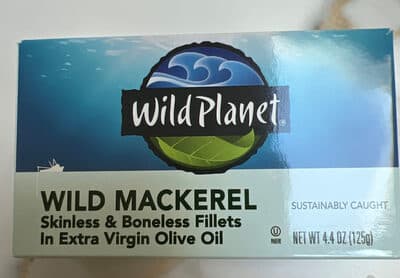 Wild Mackerel Fillets In Extra Virgin Olive Oil