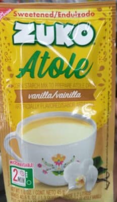 Vanilla Atole Drink