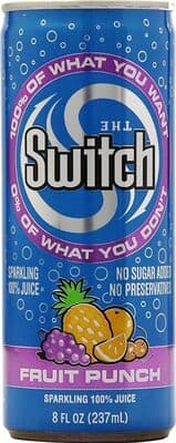 Fruit Punch Flavored Blend of 7 Sparkling 100% Juice from Concentrate