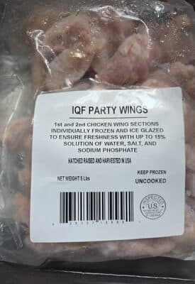 IQF Party Wings