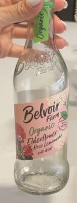 Elderflower rose lemonade