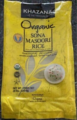 Sona Masoori Rice