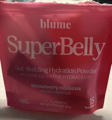 Strawberry Hibiscus Super Belly Hydration Powder