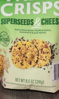 Oven Baked Parm Crisps Superseeds & Cheese