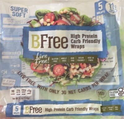 Bfree High Protein Carb Friendly Wraps