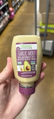 Garlic Aioli Real Mayonnaise Made With Avocado Oil