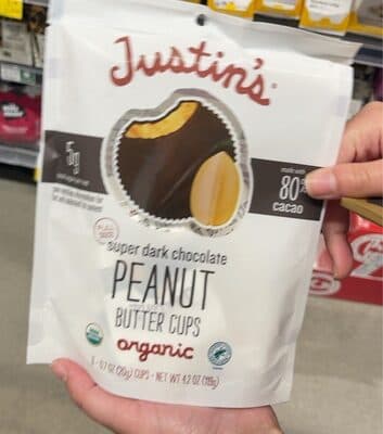 Super Dark chocolate peanut butter cups
