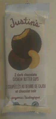 Dark Chocolate Cashew Butter Cups