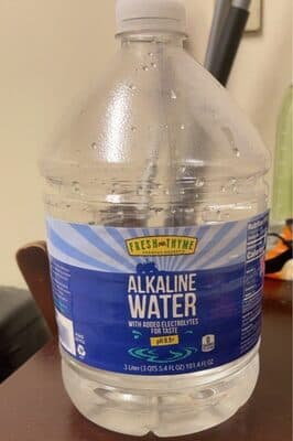 Alkaline water
