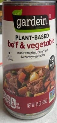 Gardein Plant-Based Be'f & Vegetable Soup