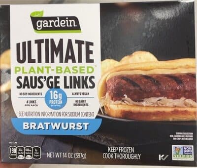 Gardein Plant Based Sausge Links