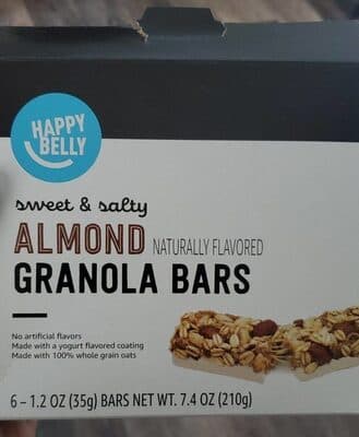 Sweet & Salt Almond Granola Bars