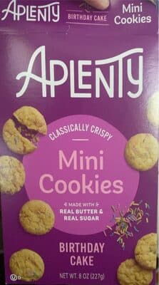 Mini Birthday Cake Cookies