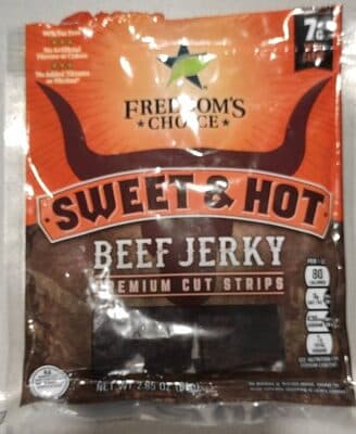 Sweet & Hot Premium Cut Strips Beef Jerky
