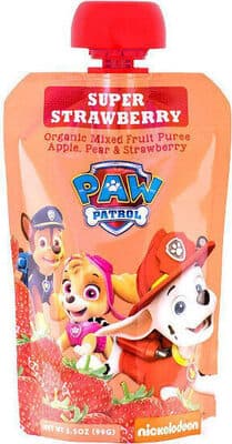 Super Strawberry Organic Mixed Fruit Puree Apple, Pear & Strawberry