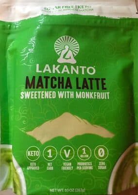 Lakanto Matcha Latte Sweetened With Monkfruit