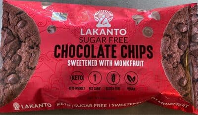 Chocolate Chips Sweetened With Monkfruit