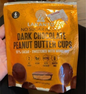 Lakanto Dark Chocolate Peanut Butter Cups