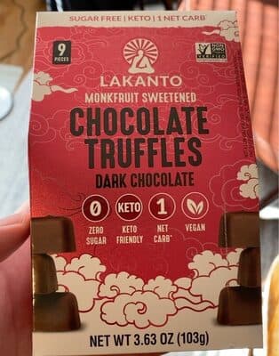 Monkfruit Sweetened Chocolate Truffles