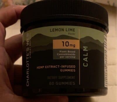 Calm Lemon Lime Hemp Extract Infused Gummies
