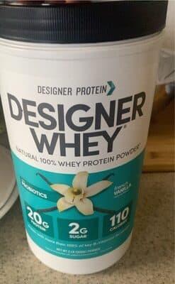 Natural 100% Whey Protein Powder, French Vanilla
