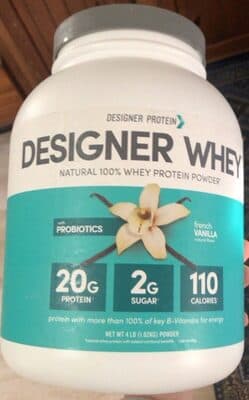 French Vanilla Natural 100% Whey Protein Powder