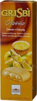 Lemon Cream Grisbi Biscuits With Lemon Filling