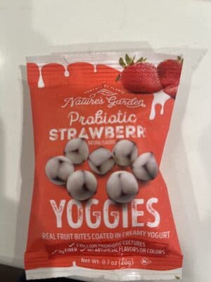 Probiotic Strawberry Yoggies