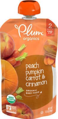 Plum Baby Food Peach Pumpkin Carrot Cinnamon