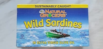 Wild Sardines In Organic Extra Virgin Olive Oil