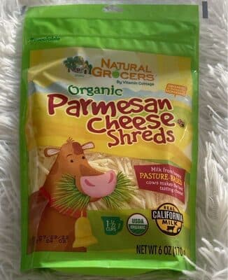 Organic Parmesan Cheese Shreds