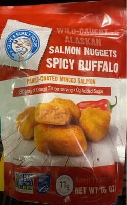 Wild-Caught Alaskan Salmon Nuggets - Spicy Buffalo