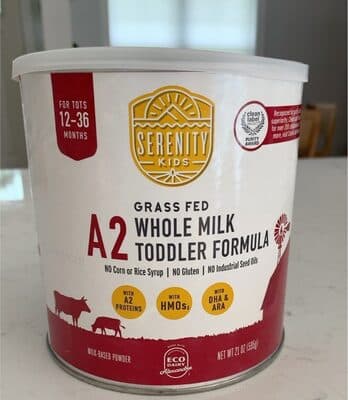A2 Grass Fed Whole Milk Toddler Formula