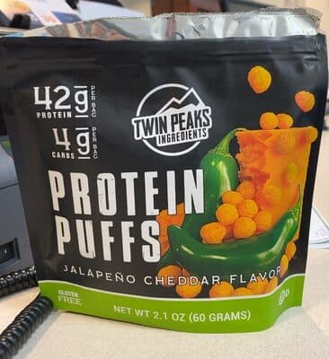 Jalapeno Cheddar Flavor Protein Puffs