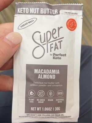 SuperFat, Keto Nut Butter, Macadamia Almond