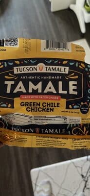Green Chile Chicken Tamale