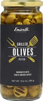 Grilled And Pitted Green Olives