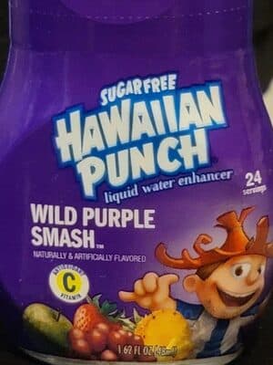 Sugar Free Wild Purple Smash Liquid Water Enhancer