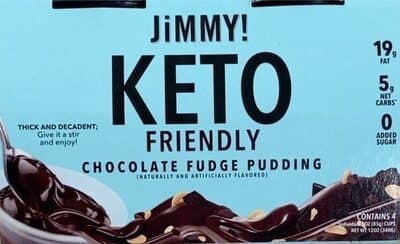 Jimmy Keto Friendly Chocolate Fudge Pudding