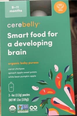 Organic Baby Purees - Carrot Chickpea