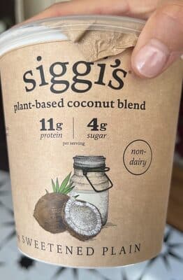 Siggi's Non-Dairy Plant-Based Sweetened Plain Coconut Blend