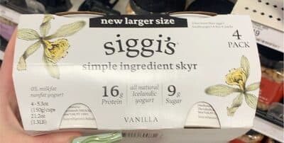 Vanilla Simple Ingredient Skyr